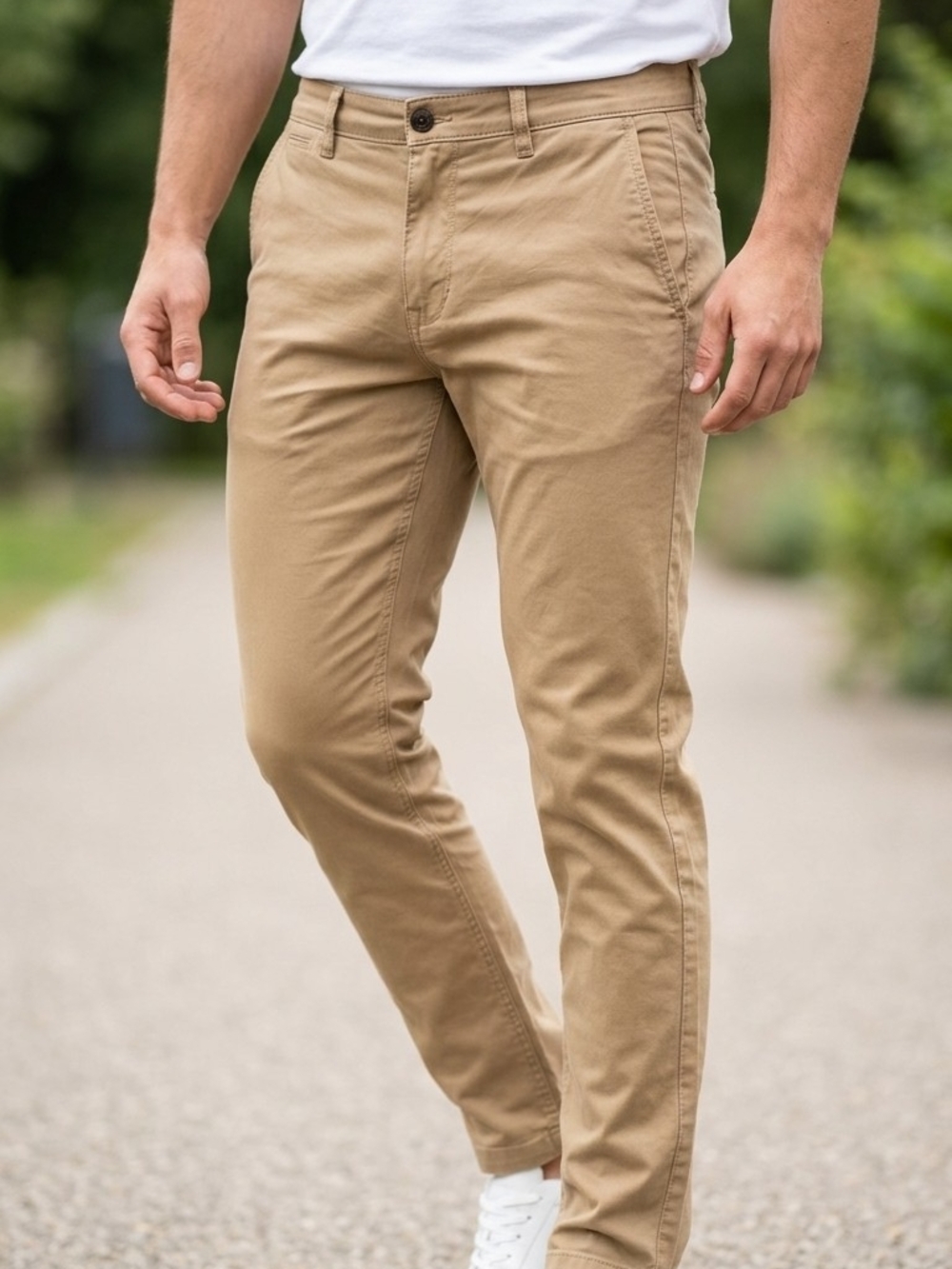 Tommy Hilfiger Slim Fit Chinos in Khaki